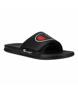 Champion Slide Hook and Loop Closure Sandals, CPS10675M /BLK Multi Sizes... - $41.09 CAD