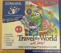 Travel The World With Timmy-Ages 4-7(PC Cd ROM-WIN/MAC/XP-RARE VINTAGE-SHIPS N24 - £45.72 GBP