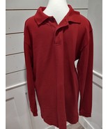 LL Bean Men Size Medium Tall Polo Long Sleeve Shirt - £10.97 GBP