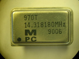 Monitor Products 970T - 14.318180 MHz Crystal Oscillator - $3.99