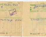 2 Selfridges LTD Department Store Receipts London England 1963 - £14.24 GBP