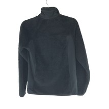 Columbia Womens By The Lake Fleece Fuzzy Jacket Full Zip Pockets Black S - £18.84 GBP