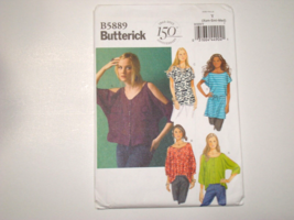 BUTTERICK WOMENS B5889 Sewing Pattern SHIRT TOP TUNIC SIZE XS S M UNCUT - $9.00