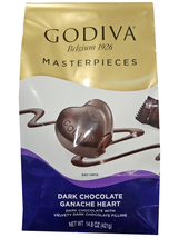 Godiva Belgium 1926 Iconic Masterpieces Dark Chocolate Ganache Hearts - $28.50