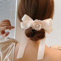 Camellia Flower Hair Bun Stick | Hair Updo Hairstyle Floral Headdress - £11.19 GBP
