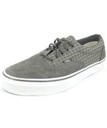 MEN&#39;S GUYS VANS ERA (RIPSTOP) DARK GRAY/WHITE SKATER SHOES SNEAKERS NEW $79 - £46.14 GBP