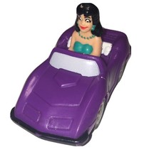 Vintage 1990 1991 Archie Comic Veronica Purple Pull Back Car Burger King... - $2.87
