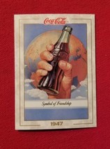 1993 Coca Cola Series 1 Symbol Of Friendship 1947 #50 FREE SHIPPING - £1.59 GBP