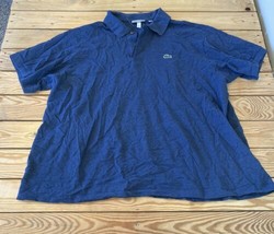 Lacoste Men’s Short Sleeve Polo Shirt Size 3XL Blue R12 - £23.38 GBP
