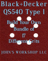 Build Your Own Bundle of Black+Decker QS540B Type 1 1/4 Sheet No-Slip Sandpaper - $0.99