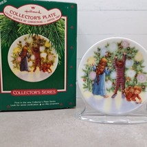 Hallmark Keepsake 1987 LIGHT SHINES AT CHRISTMAS Collectors Plate Ornament  - £3.75 GBP