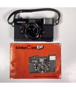 Konica C35 EF Hexanon 38mm F2.8 Compact Camera W/ Flash &amp; Manual Read Desc. - $87.25 CAD
