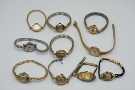 Lot De 10 Femmes Montres Bracelets Mécanique Remontoir Pièces Remplacement - £53.75 GBP