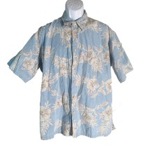 COOKE STREET Men&#39;s Short Sleeve Button Down Inside Out Hawaiian Shirt XL - $7.42