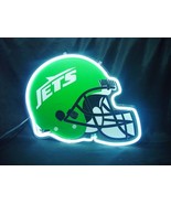 NFL New York NY Jets Football Neon Light Sign 10&quot; x 8&quot; - £155.58 GBP