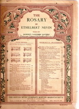 The Rosary by Ethelbert Nevin Piano Solo - $20.00