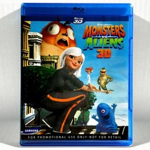 Monsters vs. Aliens (3D Blu-ray Disc, 2009, Widescreen, * Samsung Promo)  - £9.70 GBP