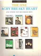 The One Achy Breaky Heart and Other Top Recorded Hits Piano Vocal Guitar - $6.00