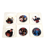 LOT OF 6 VINTAGE 1989 NEW KIDS ON THE BLOCK NKOTB BUTTONS / PINS NOS NEV... - $28.50