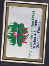 LUCKY 13 BAY Employee Recognition Event 1996 Orlando, FLA Playing Cards, New - £3.15 GBP