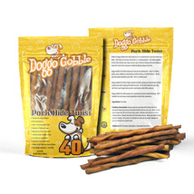 Doggo Gobble Porkhide 5-inch Twist Sticks - 40 Pack - $9.99