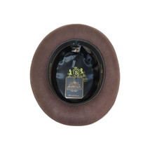 Men Bruno Capelo Dress Hat Australian Wool Homburg Godfather GF101 Brown image 2