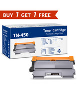 Tn-450 Tn420 Toner High Yield Black For Brother Hl-2280Dw 2270Dw Mfc-7460Dn - £34.60 GBP