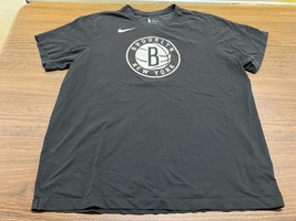 Brooklyn Nets Men&#39;s Black NBA Basketball T-Shirt - Nike - 2XL - £12.08 GBP