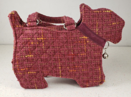 Indeed Women’s Purse Dog Scottie With Bell Magnet Snap Zipper Compartment Inside - £13.88 GBP