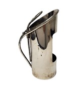 Vtg  Chrome Bottle Holder Wine Pourer Server or can be used as a Candle ... - £40.40 GBP