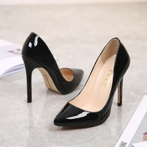 Office Heels Shoes Women&#39;s Big Size 46 Thin Heels 11cm Pumps Pointy Toe Dress Wo - £48.15 GBP