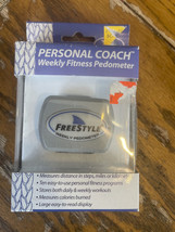 New Sealed Personal Coach Weekly Fitness Pedometer Freestyle Steps Miles Kilo - £36.97 GBP