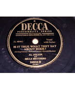 Al Jolson Mills Brothers Down Among Sheltering Palms 78 Rpm Record Vintage - $39.99
