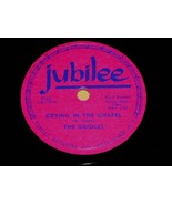 The Orioles Crying In The Chapel 78 Rpm Record Vintage Jubilee Label - $115.25 CAD