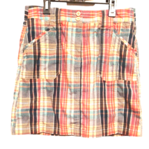 Size 6 Skort Skirt and Shorts Together Plaid Christopher and Banks Stretch - $27.10