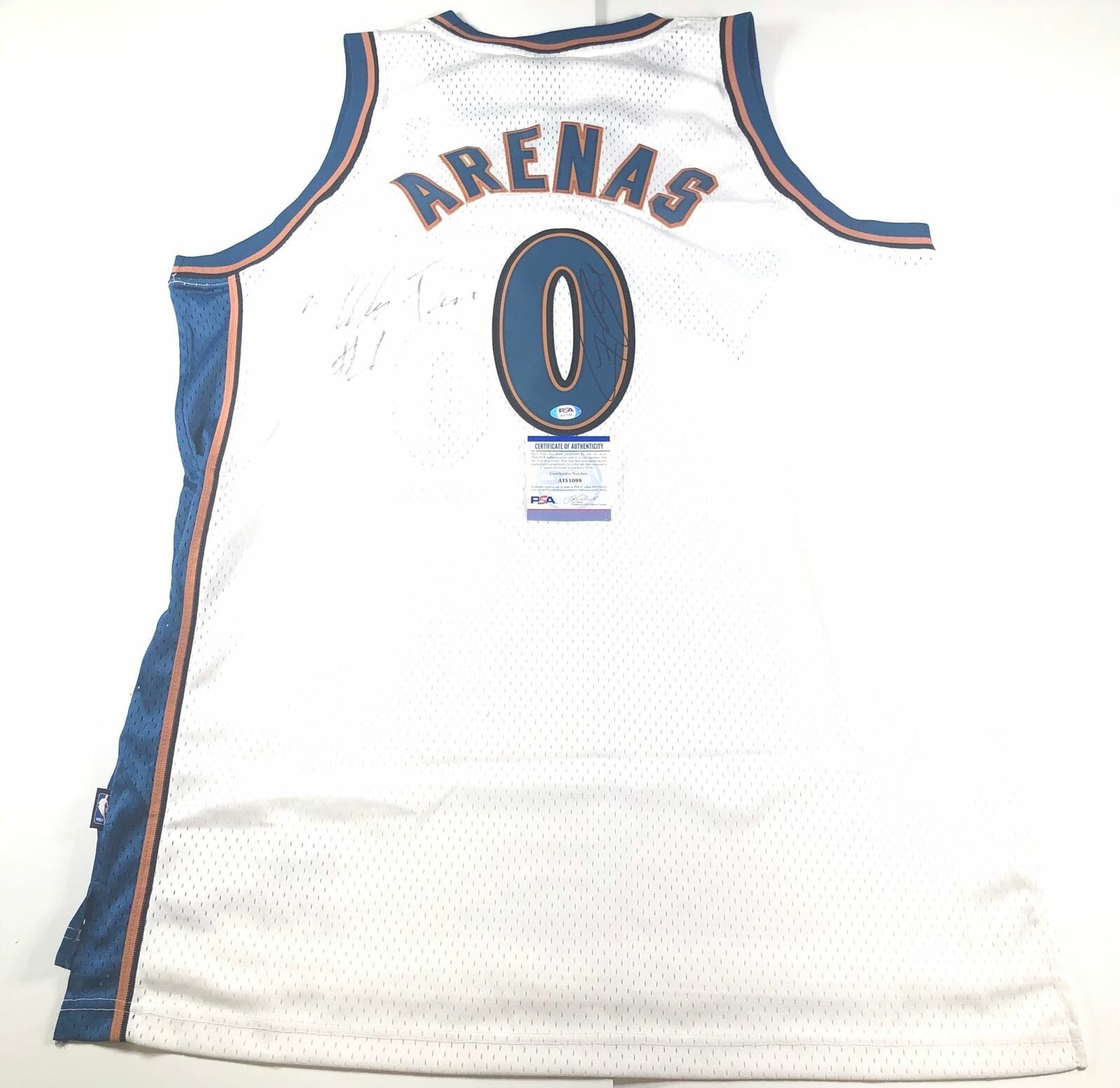 Primary image for Gilbert Arenas Signed Jersey PSA/DNA Washington Wizards Autographed