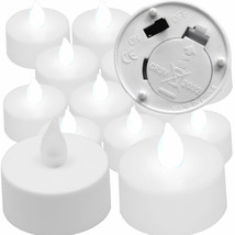 White Tea Light - 12 Pack - Battery operated Tealight Candles no Flame S... - £13.33 GBP