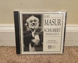 Sinfonia n. Kurt Masur Schubert 9 (CD, 1993, patrimonio musicale) - $9.50