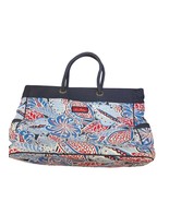 Vera Bradley Womens Extra-Large Sea Blue Floral Tote Bag SKU 7818 - $46.74