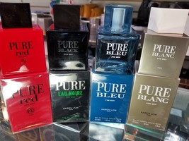 Pure Blanc | Bleu | Red | Eau Noire By Karen Low 3.4 Oz / 100 Ml Edt Spray Seale - £35.15 GBP