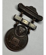 CIRCA 1910, NAVAL MASSACHUSETTS VOLUNTEER MILITIA, RIFLE, MARKSMAN, MEDAL - $6,813.20 MXN
