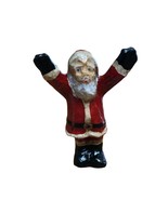 Papermache Santa Claus Father Christmas Happy Jolly Holiday Farmhouse Fo... - £15.69 GBP