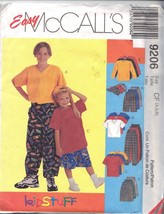 McCALL&#39;S 9206 DATED 1998 SZ 4,5,6 CHILDREN&#39;S SHIRT, T-SHIRT, PANTS SHORT... - £2.34 GBP
