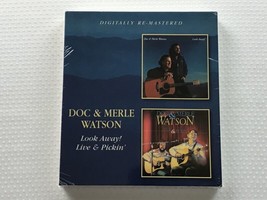 Doc Merle Watson Look Away Live Pickin Remastered 2 albums on 1 CD NEW BGOCD1033 - £31.60 GBP