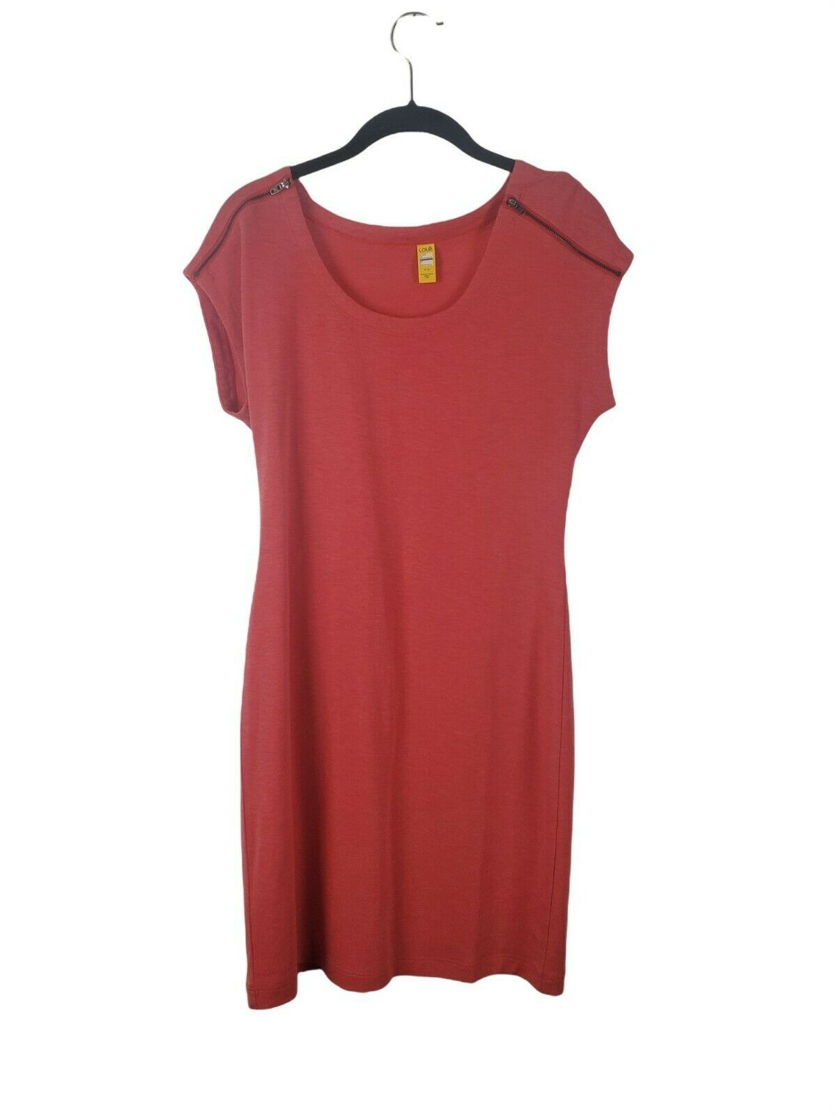 Primary image for Lole Dress Womens S/P Red Knee Length Cap Sleeve Crew Neck Summer