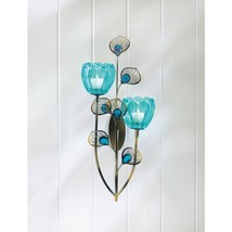 Peacock Blossom Duo Cup Sconce - $36.00