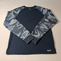 Brooklyn&#39;s Best Crewneck Men&#39;s Thermal Gray Camo Long Sleeve Pullover Sh... - €9,48 EUR