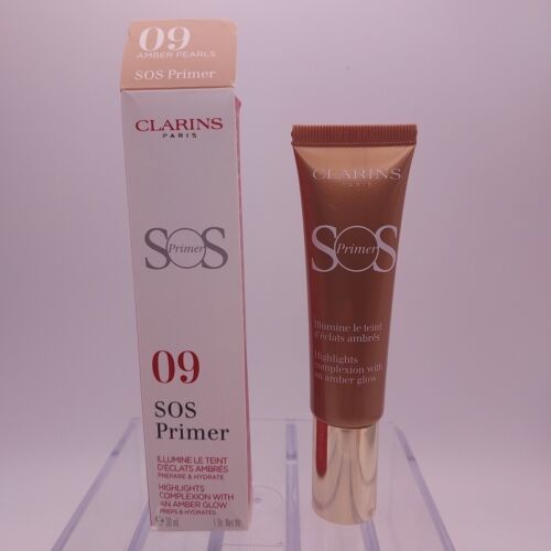 Clarins SOS Primer 09 AMBER PEARLS Highlights Complexion w/an Amber Glow 1oz - $19.79