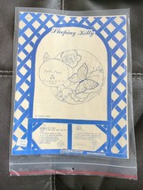 Sleeping Kitty Cat Pillow Upcycle Old Quilt Top Sewing Pattern Quilt Country 217 - £6.88 GBP