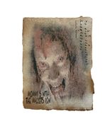 Evil Dead Rise, Necronomicon, Book of the Dead aged printed Watercolor c... - £10.66 GBP